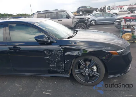 2023 Honda Accord Hybrid Sport-L из США, поврежденный, VIN 1HGCY2F70PA054863